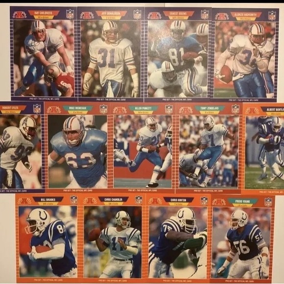 Vintage 1989 Pro Set Football Card Lot 171 Cards - Picture 7 of 12